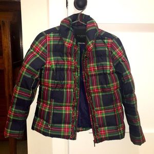 Talbots petite Tartan plaid jacket